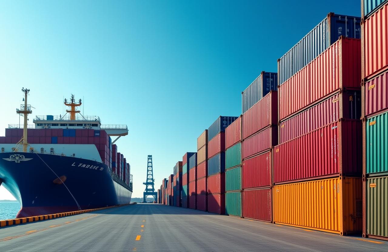 Contenedores de carga para envío internacional gestionados por SolMaris